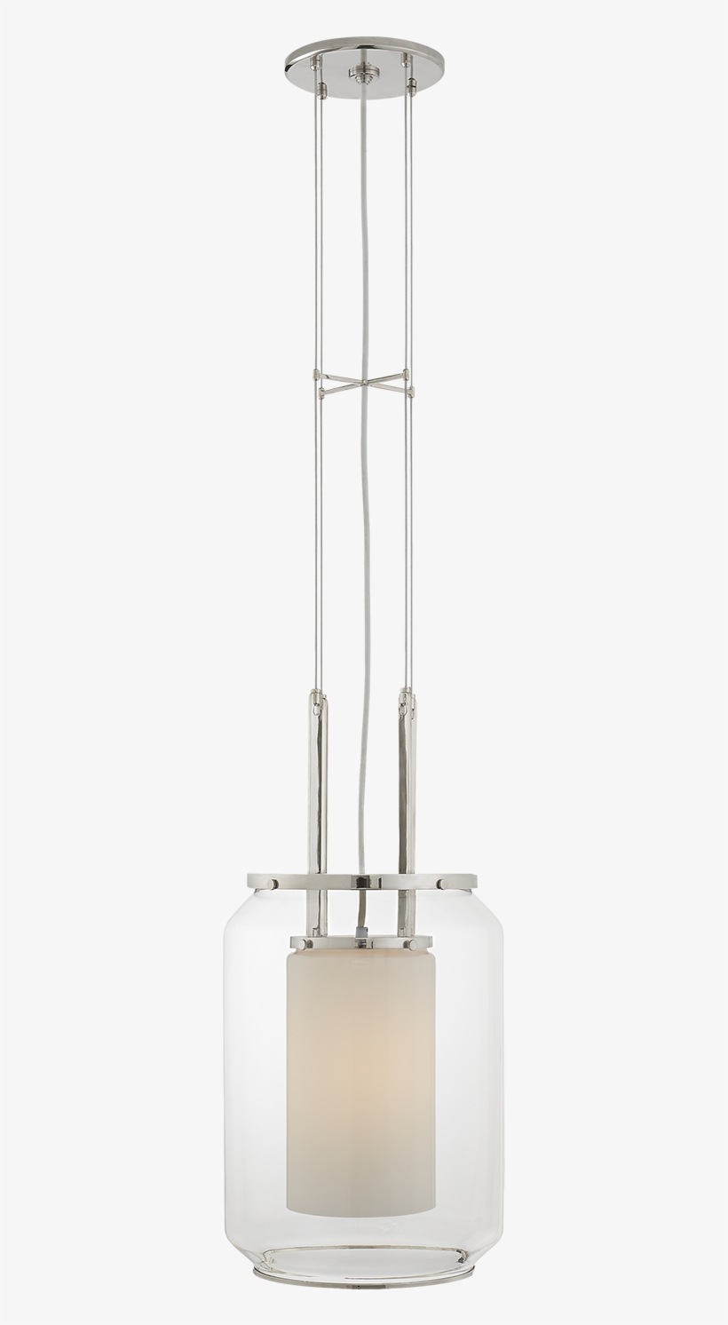 Upton Large Hanging Lantern Polished Nickel - Lantern, transparent png download