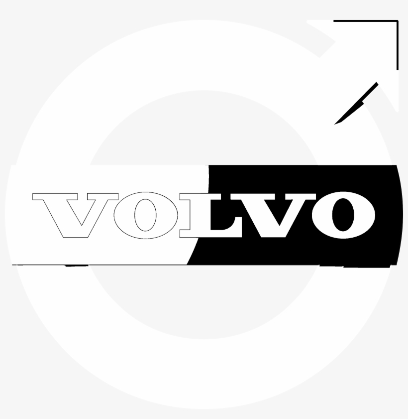 Volvo Logo Black And White - Oppi Campingbedarf 23180 Extension Side, transparent png download