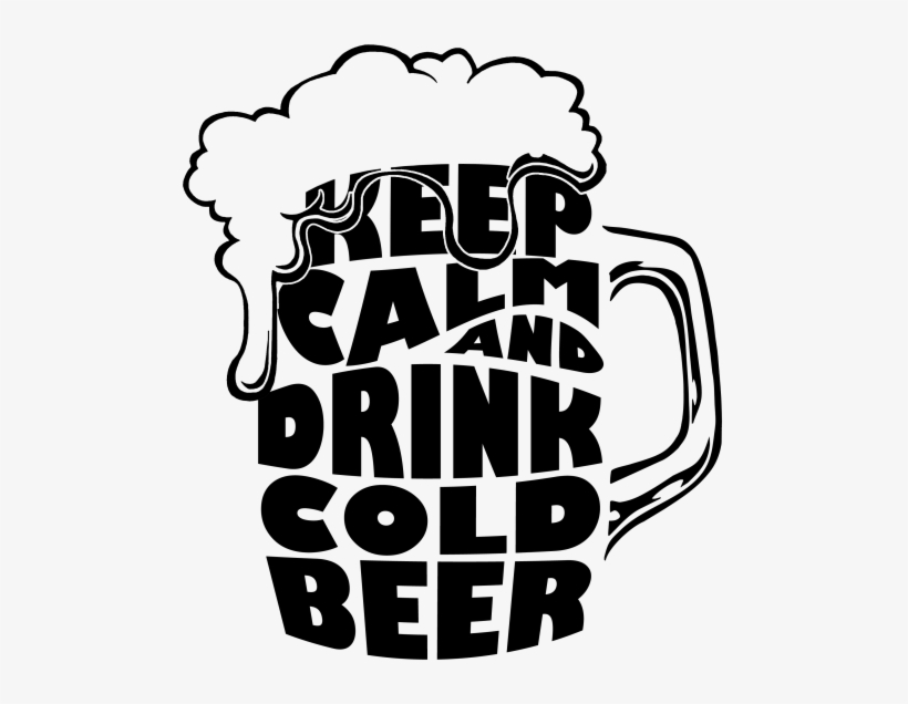 Crown Clip Art Keep Calm And Carry On - Keep Calm And Beer, transparent png download