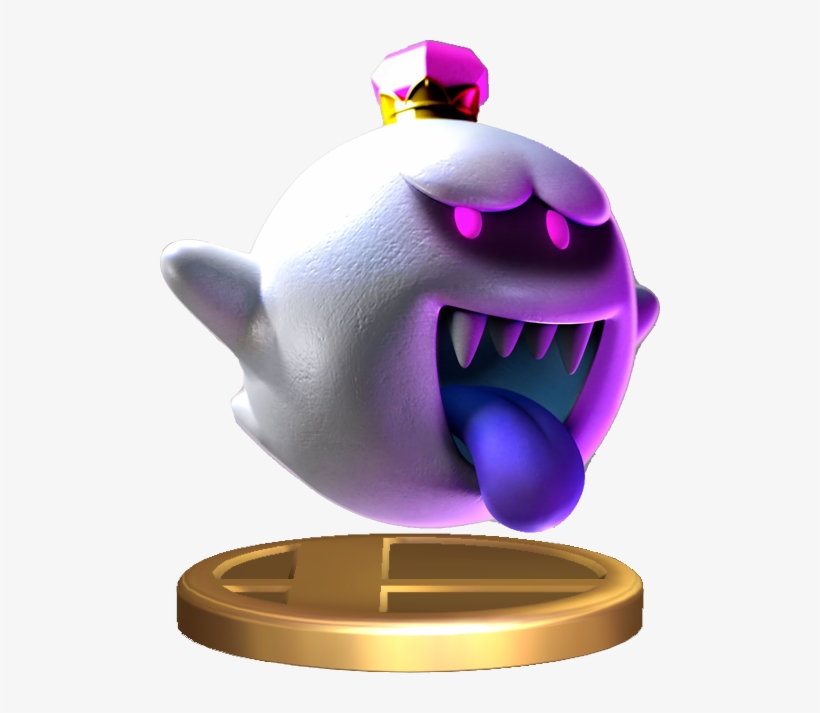 Image King Boo Trophy Ssbriotpng Fantendo Nintendo - Luigis Mansion King Boo Png, transparent png download