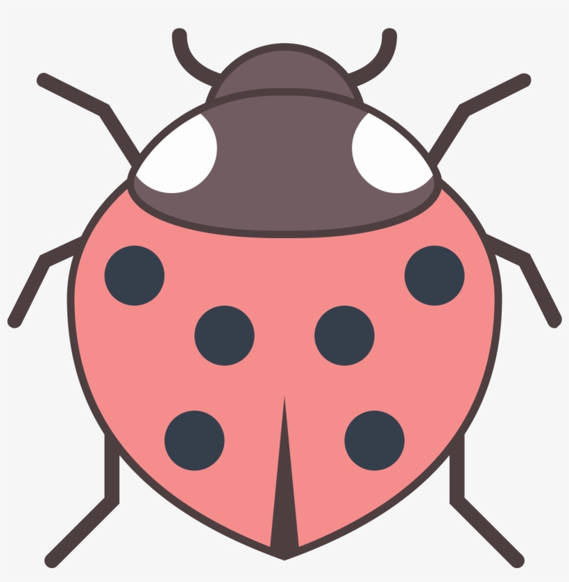 This Is A Logo Of A Beetle With Eight Legs - Clip Art, transparent png download