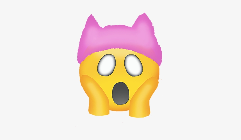 Krista Suh's Pink Hat Emojis - Sticker, transparent png download