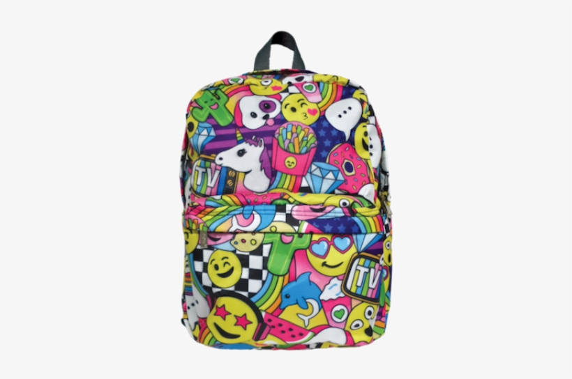 Emoji Party Classic Backpack Girl Scream - Backpack, transparent png download