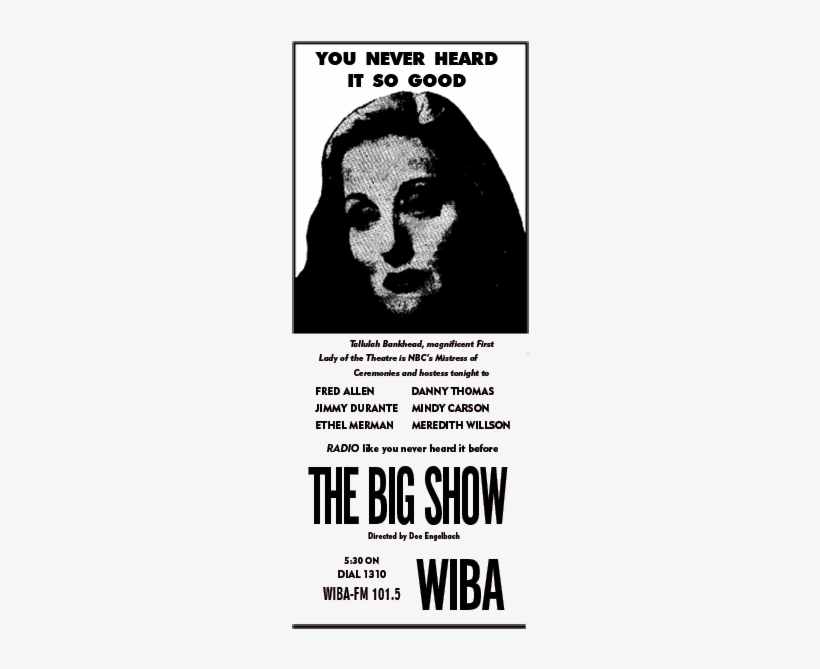 The Big Show 1950 Premiere Over Wiba From Nov - Rentals The Last Little Life, transparent png download