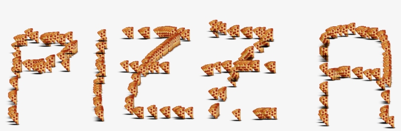 Pizza - Calligraphy, transparent png download
