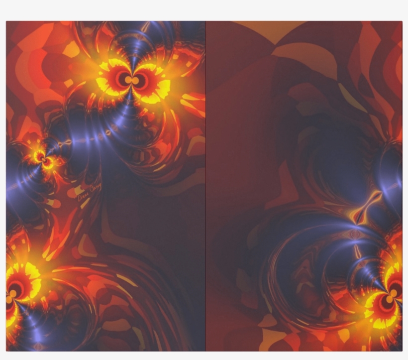 Butterfly Eyes, Abstract Gold Violet Wings Fractal - Butterfly Eyes Shower Curtain, transparent png download