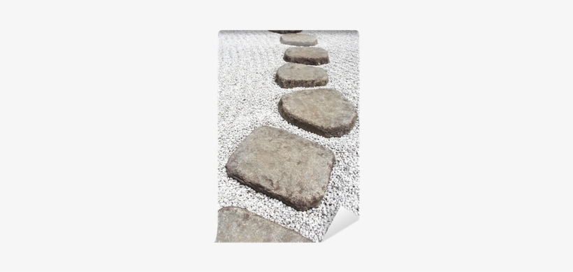 Zen Stone Path In A Japanese Garden Wall Mural • Pixers® - Japanese Garden, transparent png download
