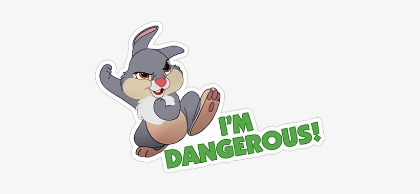 Viber Sticker «thumper» - Cartoon, transparent png download