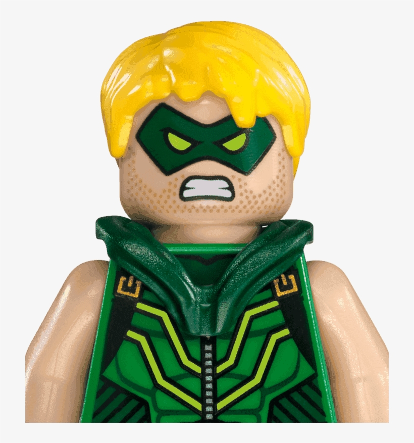 Dc Comics Super Heroes Lego - Lego Green Arrow Character, transparent png download