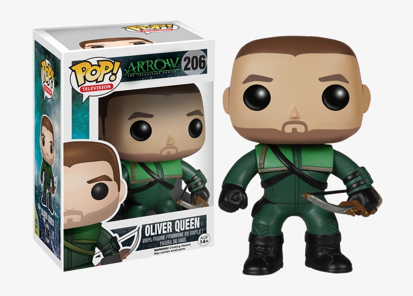 Oliver Queen Green Arrow Pop Vinyl Figurine - Funko Pop Arrow Oliver, transparent png download