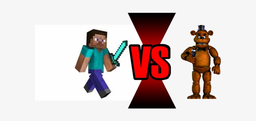 Steve Vs Freddy Fazbear - Minecraft: A Wimpy Boy Vs The Minecraft Zombies [book], transparent png download