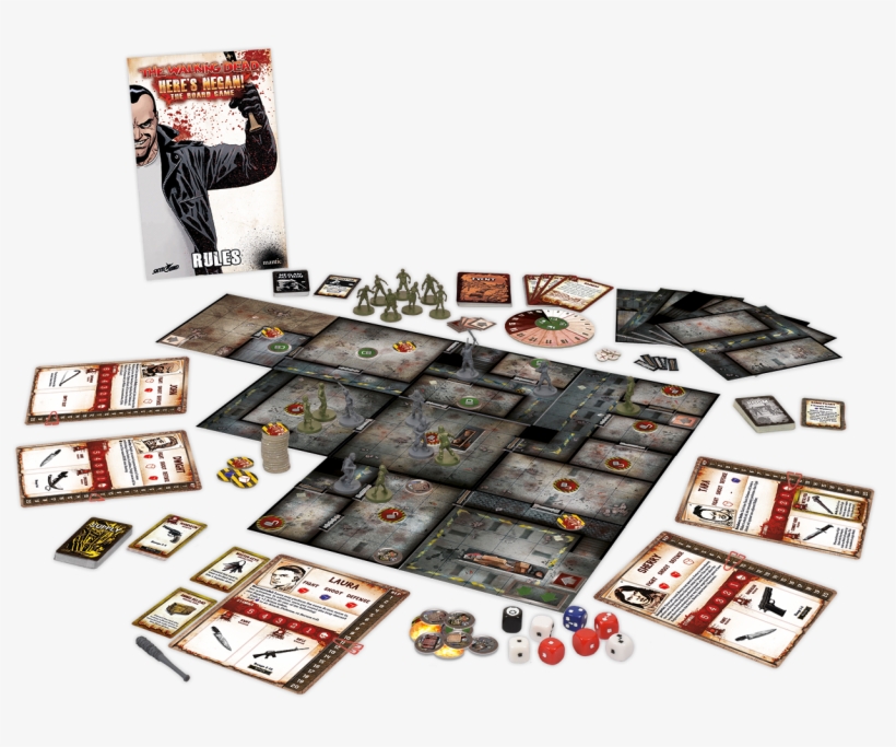 Here's Negan Board Game, transparent png download