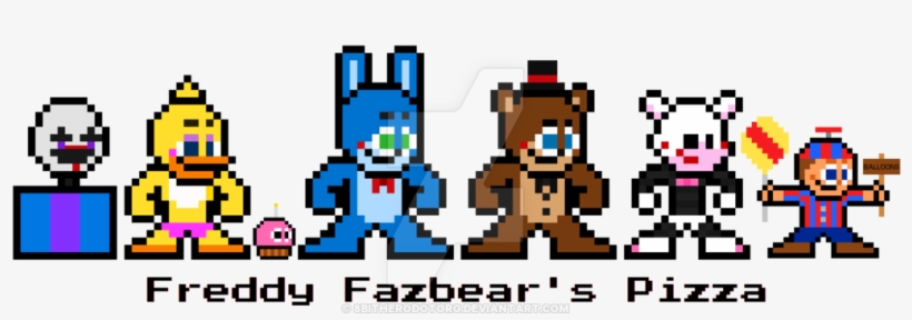 Porg Drawing 8 Bit - Five Night At Freddys Beads, transparent png download