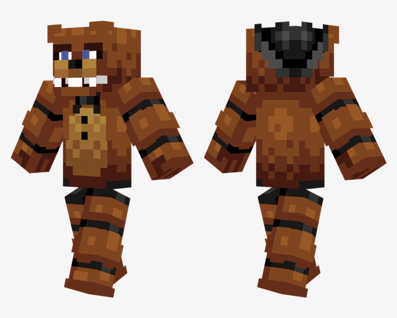 Freddy Fazbear - Diver Skin Minecraft, transparent png download