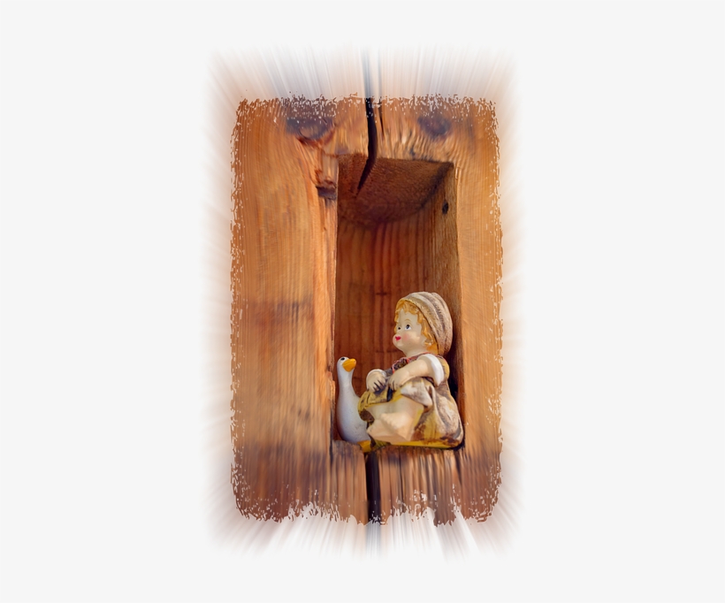 Boy, Goose, Porcelain Figurine, Wood Png, Free, Rays - Child, transparent png download