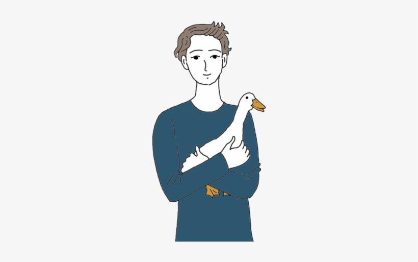Goose - Cartoon, transparent png download