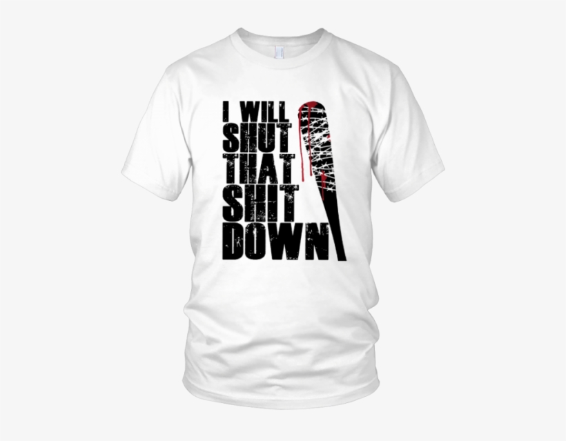 Walking Dead Negan Lucille - Will Shut That Shit Down Phone Case - Samsung Galaxy, transparent png download