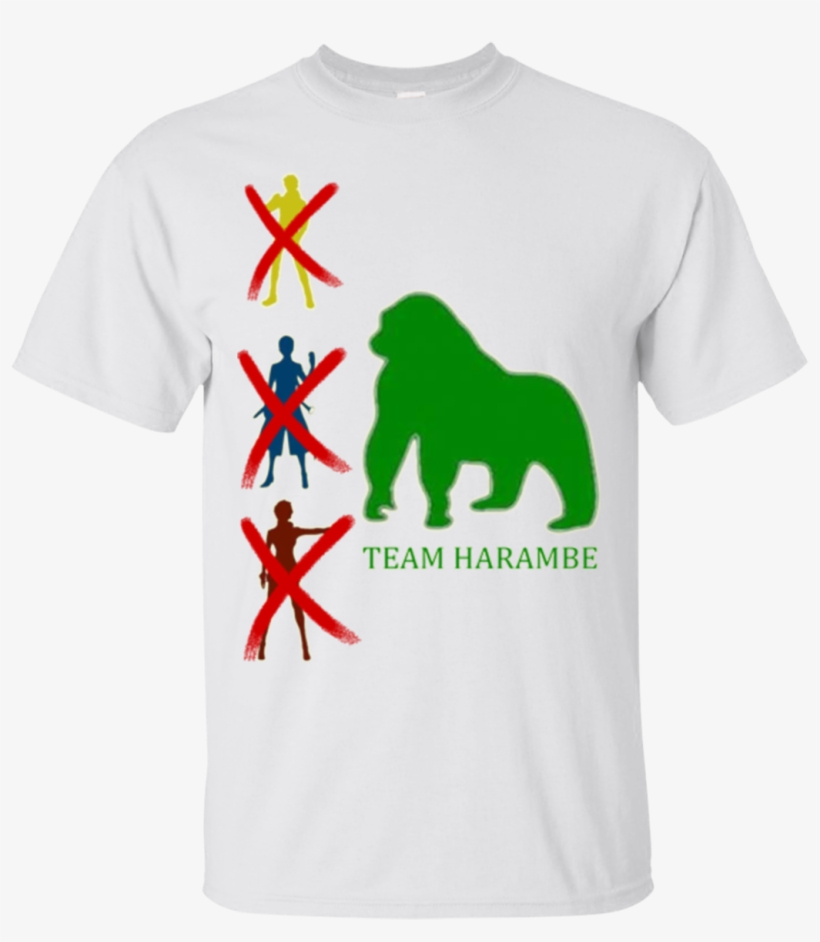 Harambe Shirts Team Harambe Hoodies Sweatshirts - B&c Exact 190, transparent png download
