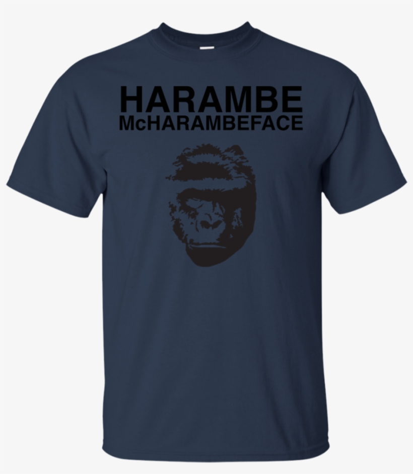 Harambe Mcharambeface T Shirt & Hoodie - Harambe Mcharambeface Runder Aufkleber, transparent png download