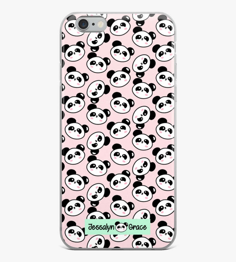 Panda Head Pattern Iphone Case - Pattern Iphone Case, transparent png download