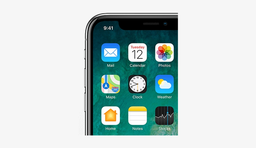 Iphone X Rounded Edges - Apple Iphone X Leather Case, transparent png download