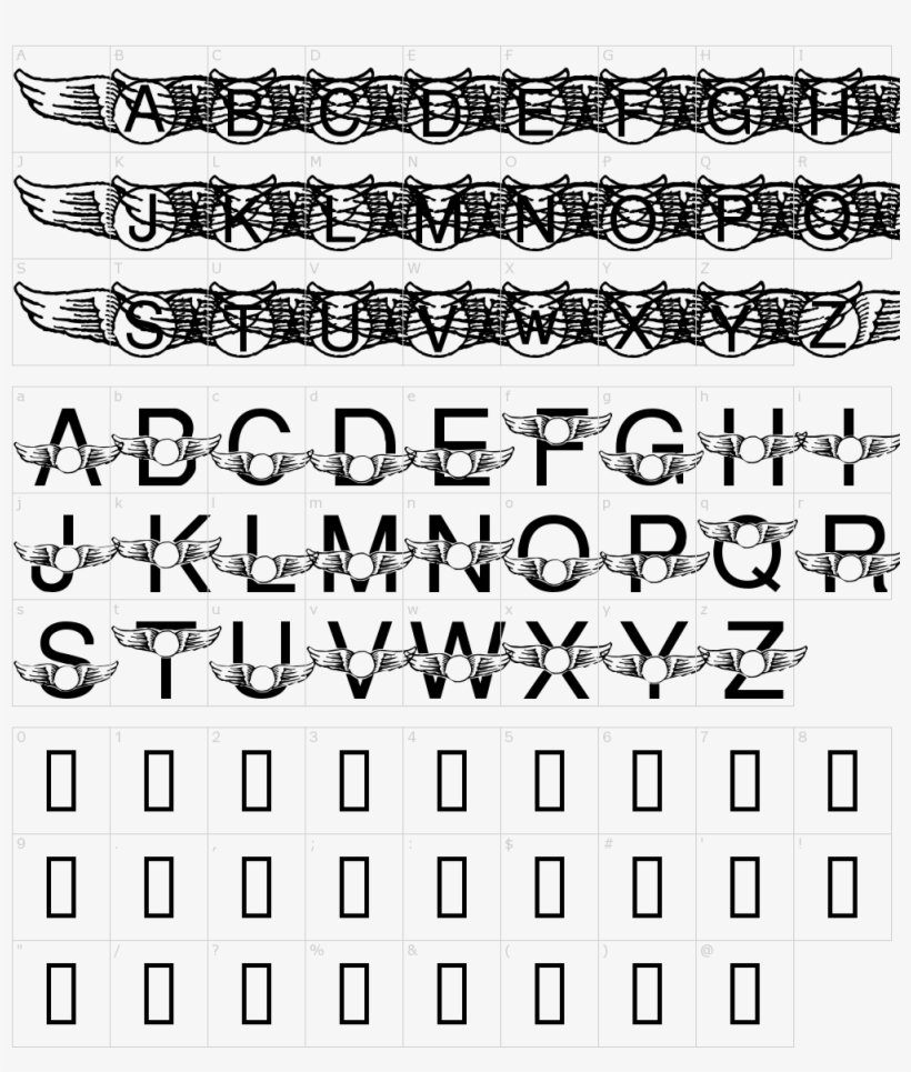 Font Characters - Download Font Never Say Die, transparent png download