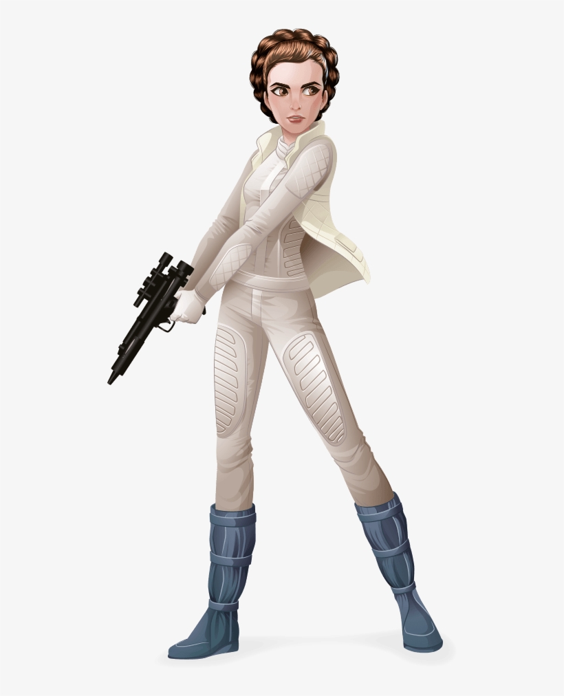 Character-popup - Leia Forces Of Destiny Png, transparent png download
