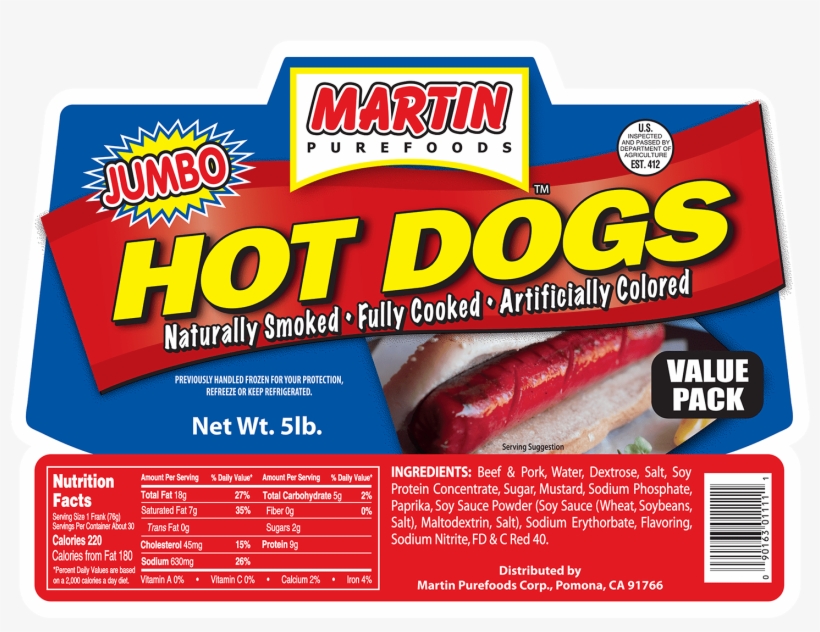 Product Order Code - Martin Purefoods, transparent png download