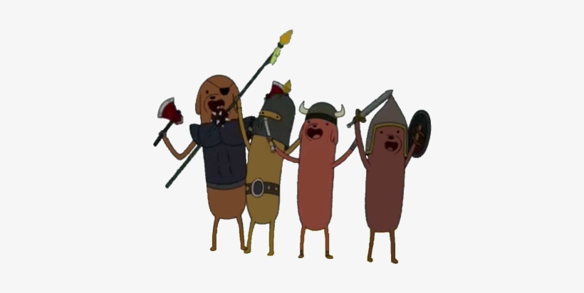 Hot Dog Knights Group - Adventure Time Hot Dog Knights, transparent png download