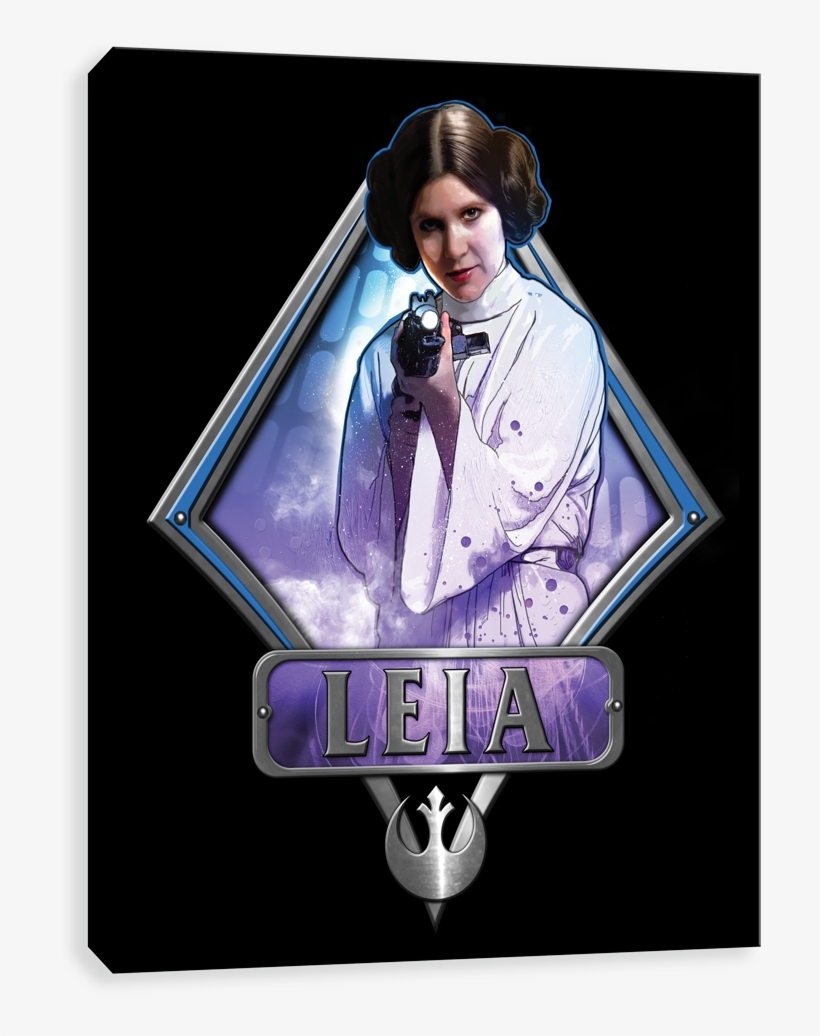 Princess Leia - Rare Star Wars Diamondz 4 Sided Design Foil Balloon, transparent png download