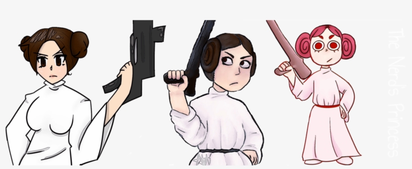 I Am The Love Child Of Princess Leia - Cartoon, transparent png download