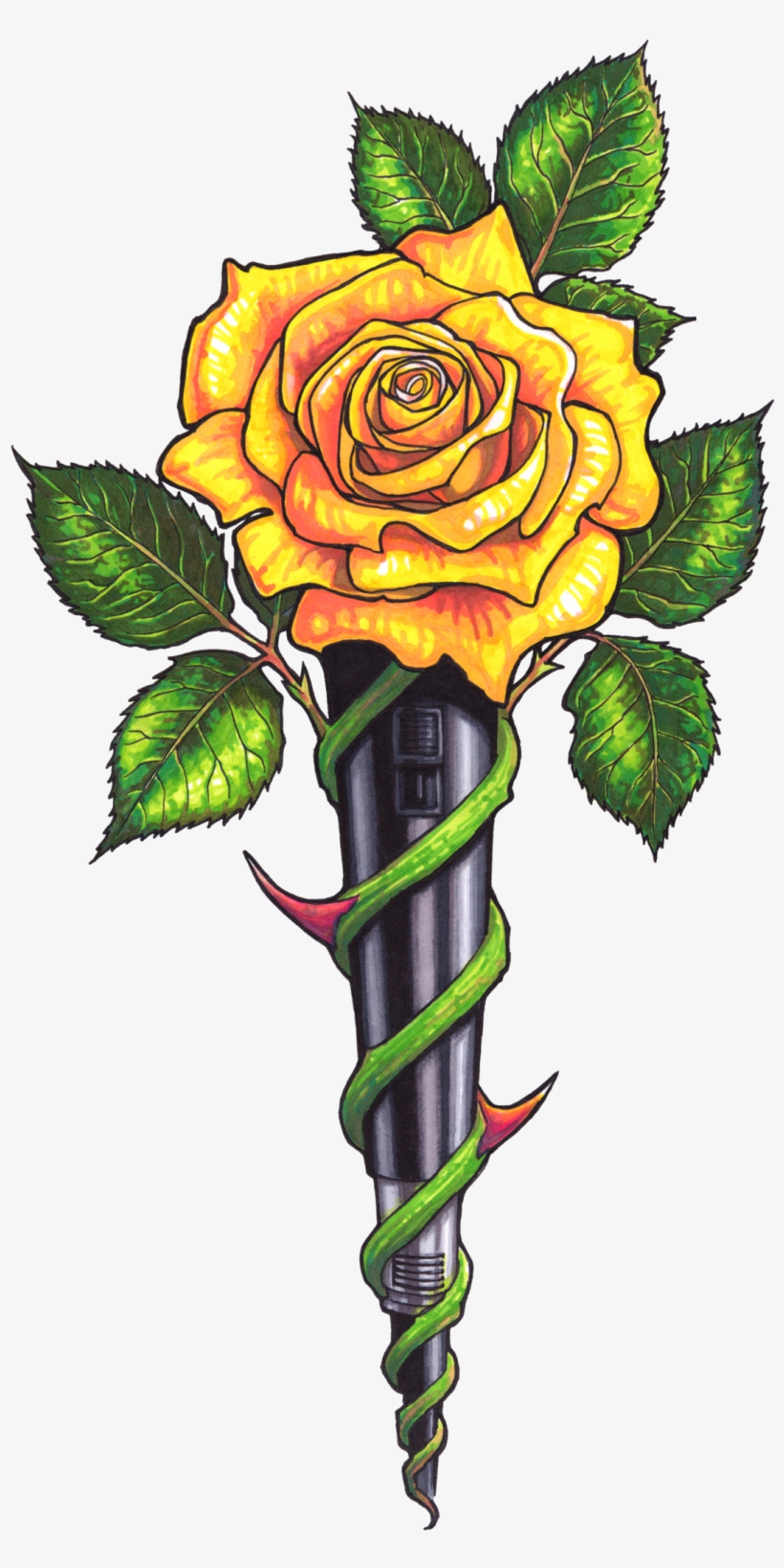 Yellow Rose Clipart Transparent - Floribunda, transparent png download