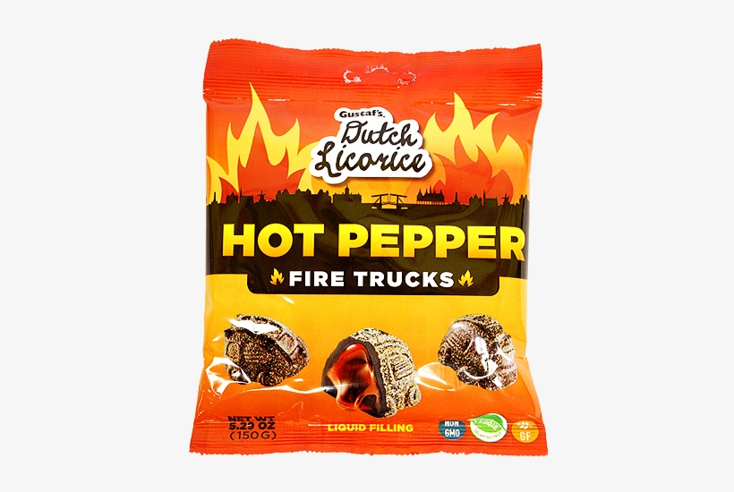 Gustaf's Dutch Licorice Hot Pepper Fire Trucks - Gustafs Licorice Hot Pepper Fire Trucks 5.29 Oz, transparent png download