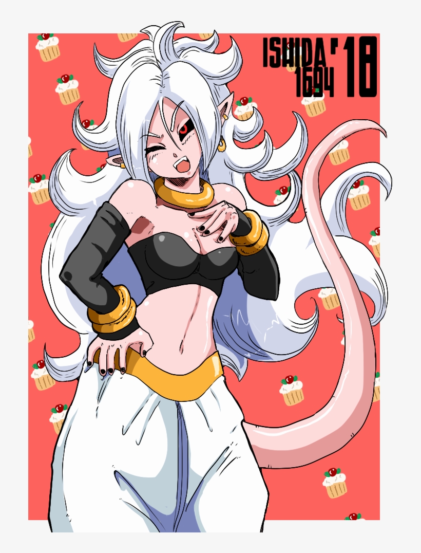 Lewd Android 21, transparent png download