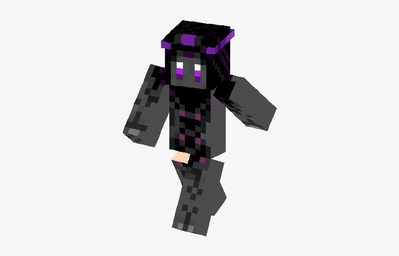 Improved Ender Dragon Skin - Black Suit Spiderman Skin, transparent png download