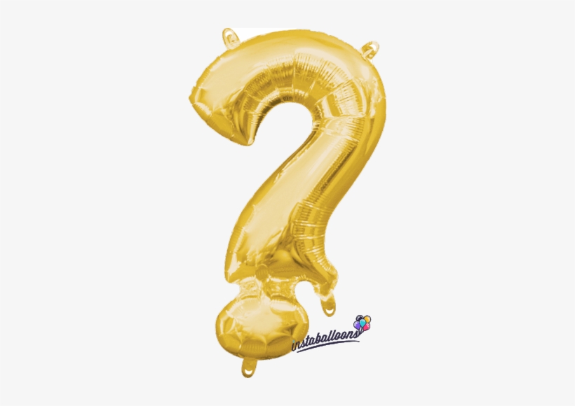 16" Question Mark - Question Mark Foil Balloon, transparent png download