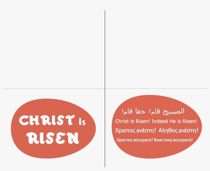 Zazzle Christ Is Risen, Red Egg Tote, transparent png download