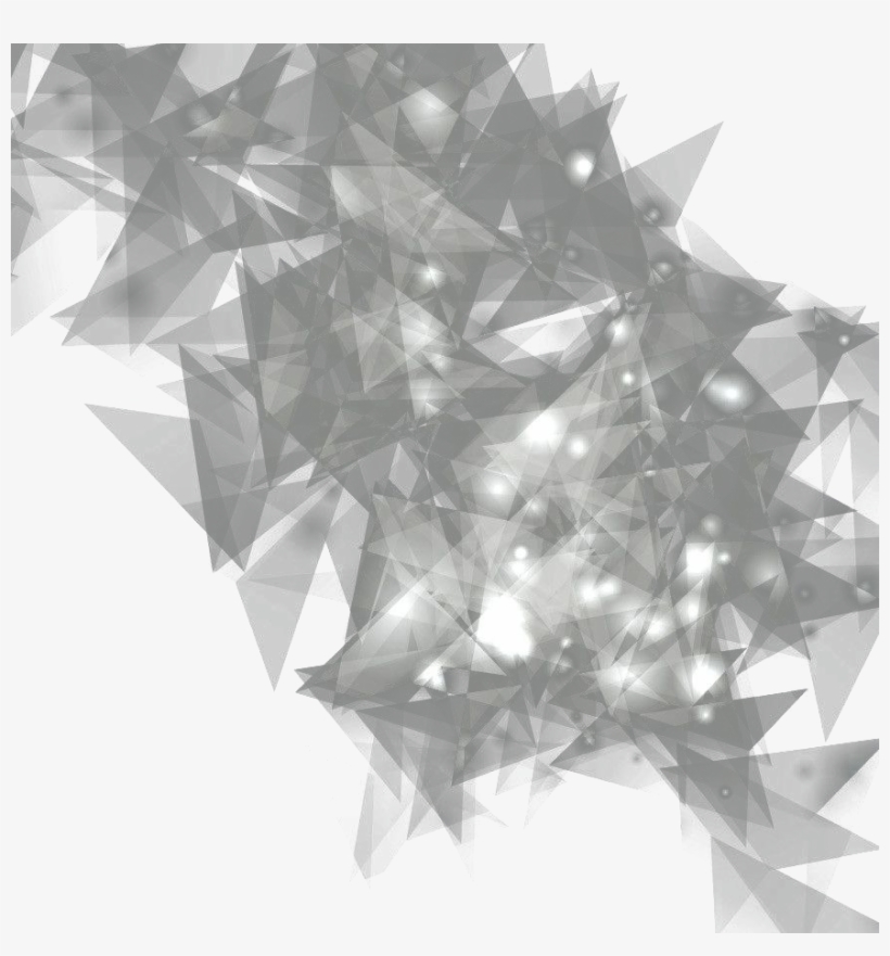 Triangle Crystallography Pattern - Triangle, transparent png download
