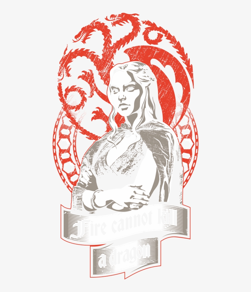 House Targaryen Black And White, transparent png download