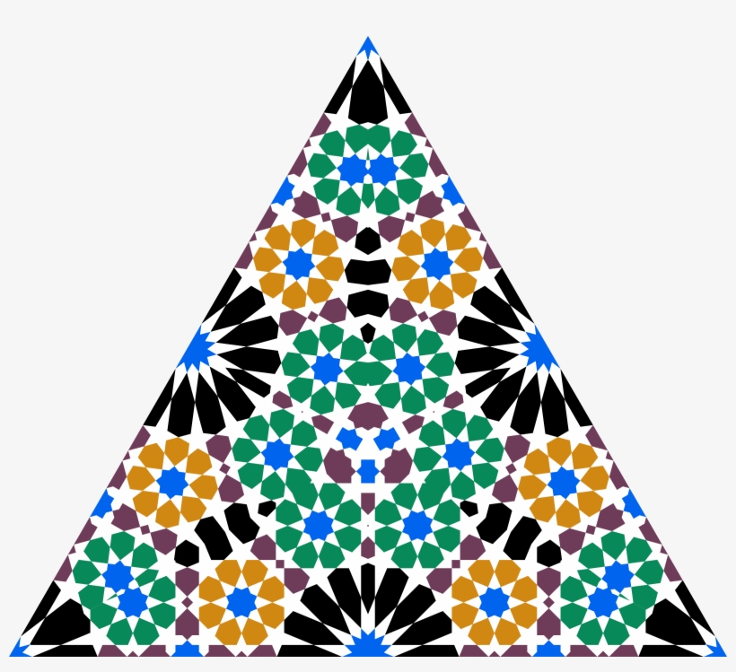 This Free Icons Png Design Of Seamless Alhambra Triangle, transparent png download