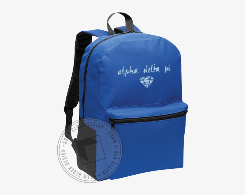 Alpha Delta Pi Diamond Backpack - Gravity Travels Value Backpack - Black, transparent png download