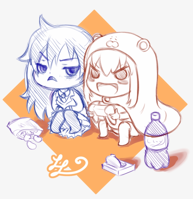 1mib, 1280x1600, Watamote Umaru, transparent png download