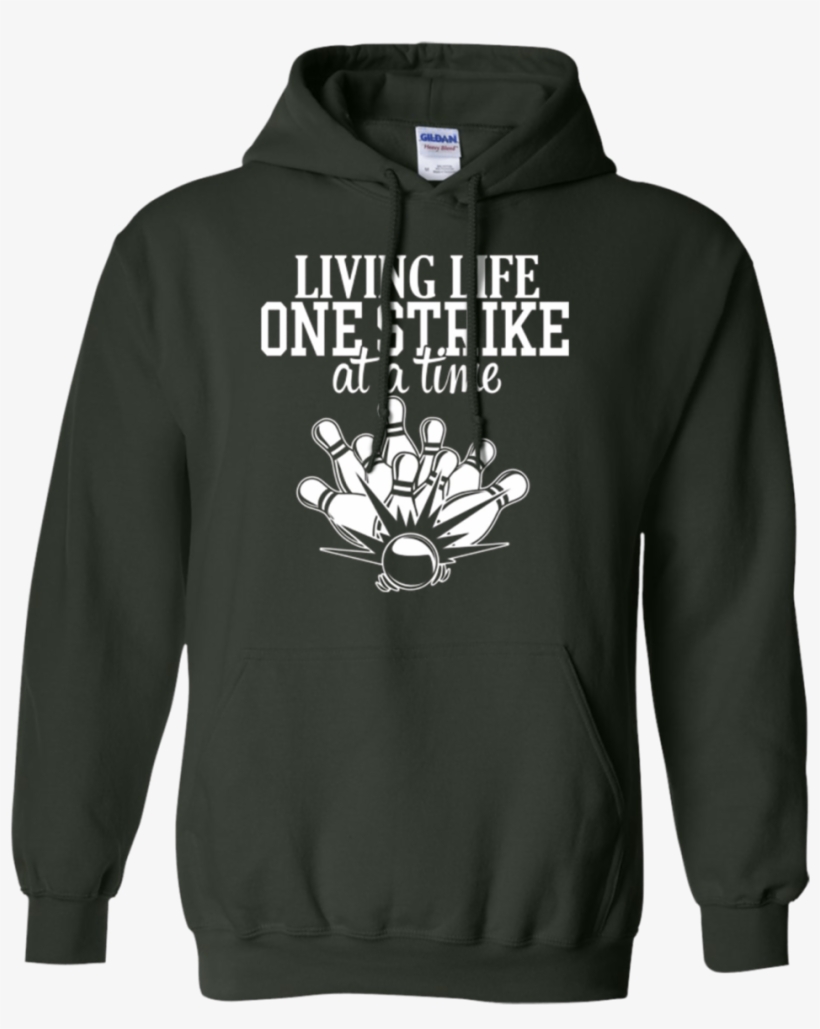 2018 Living Life One Strike At A Time Funny Bowling - Ghost Rider Marvel T Hoodie, transparent png download