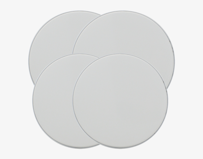 501 4-pack Round White Burner Cover Set Range Kleen - Circle, transparent png download
