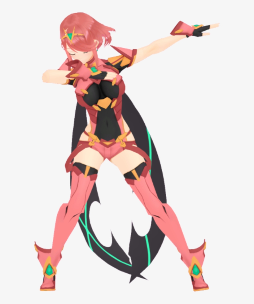Pyra Dabbing - - Xenoblade Dab, transparent png download