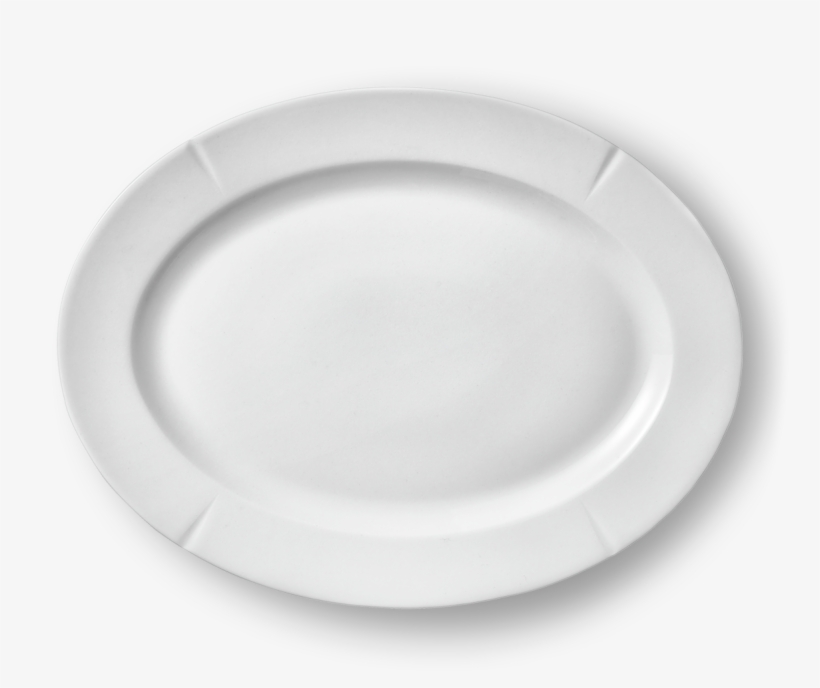 Gc Oval Plate Cm White Grand Cru - Plate, transparent png download