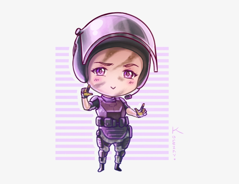 Dokkaebi Drawing Chibi - Rainbow Six Mira Chibi, transparent png download