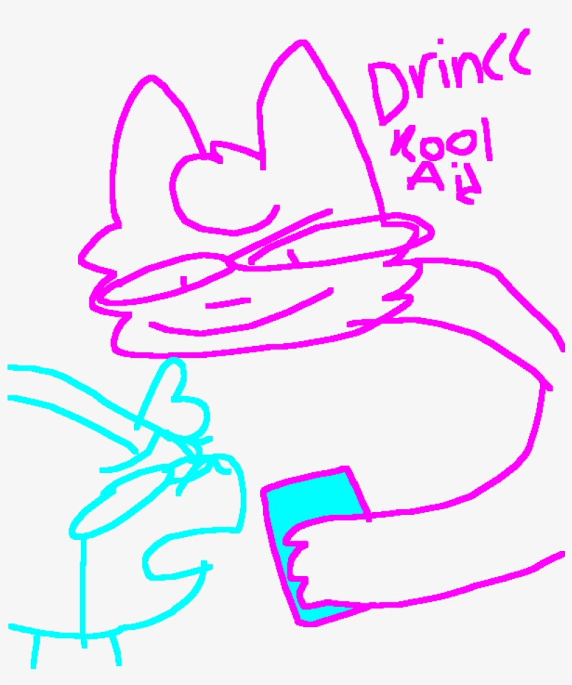 Dincc Kool-aid Neo Bun - Illustration, transparent png download
