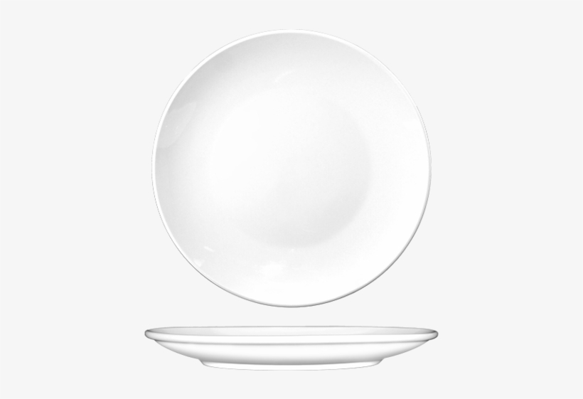 Iti Tn-16 10" Round Coupe Plate Torino White - Plate, transparent png download