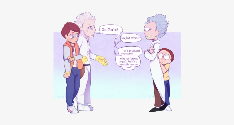 Rick And Morty Mcfly Doc, transparent png download